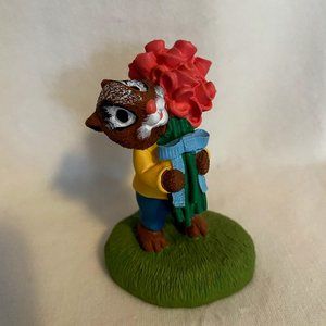Chipmunk with Roses - Tender Touches Figurine by Hallmark.